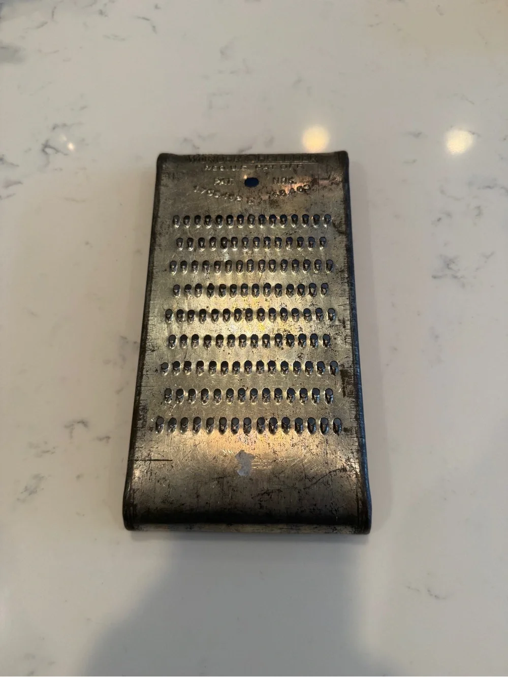 Antique 1930s Wonder Shredder Metal Food Grater Primitive Farmhouse Kitchen